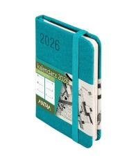 Kalendarz 2026 A7 Awangarda TDW turkusowy