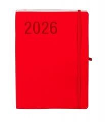 Kalendarz 2026 B5 Impresja czerwony TDW