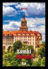 Kalendarz 2026 ścienny zamki polskie