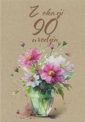 Kartka okolicznościowa Urodziny 90