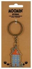 Muminki Brelok metalowy Dom Muminków