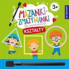 Mazanki-zmazywanki dla najmłodszych 3+ Kształty