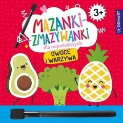 Mazanki-zmazywanki dla najmłodszych 3+ Owoce...