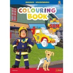 Strażak Sam. Kolorowanka. Malbuch. Colouring book