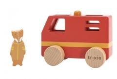 Wóz strażacki drewniany