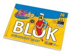 Blok rysunkowy A4 80g 20 kartek