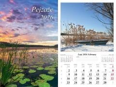 Kalendarz 2026 ścienny Pejzaże