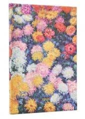 Kalendarz książkowy maxi 2026 Monet's Chrysanthem