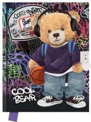Pamiętnik z kłódką 80 kartek Cool Bear