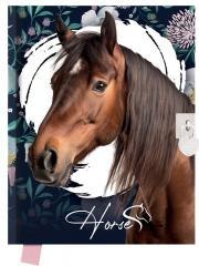 Pamiętnik z kłódką 80 kartek Horse