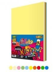 Papier ksero A4 160g 10 kolorów 100 arkuszy