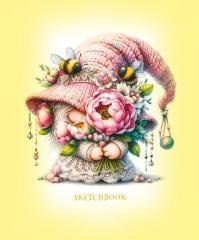 Szkicownik 148x105 24 stron 100g/m2 TW Gnom żółty