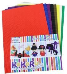 Tektura falista A4 8 arkuszy mix trend