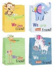 Torebka ozdobna 18x23x10cm hot-stamp mix ROZETTE