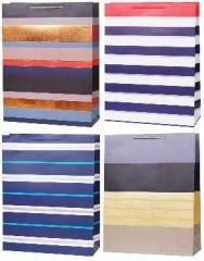 Torebka ozdobna 41x53x15cm szerokie dno mix