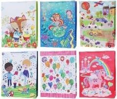 Torebka ozdobna 51x72x18cm szerokie dno mix