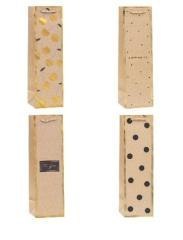 Torebka ozdobna na butelkę 11x38x11cm mix ROZETTE