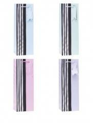 Torebka ozdobna na butelkę 12x36x9cm mix ROZETTE