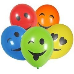 Balony Emotki 28cm 5szt
