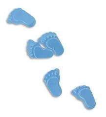 Konfetti stópki niebieskie