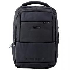 Plecak biznesowy z USB czarny 26L