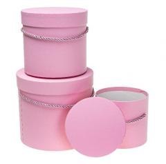 Pudełko Flower Box 3szt jasnoróżowy ROZETTE