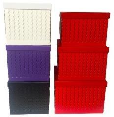 Pudełko Flower Box 3szt prostokąt pop-up mix