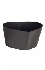 Pudełko Flower Box czarne serce ROZETTE