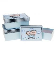 Pudełko prezentowe 3szt ROZETTE