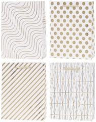 Torebka Lux 26x32x10cm hot-stamp mix ROZETTE