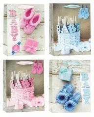 Torebka dziecięce 26x32x10cm mix ROZETTE