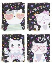 Torebka dziecięce hot-stamp 26x32x10cm mix ROZETTE