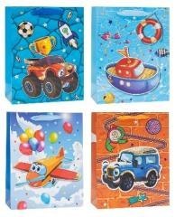 Torebka ozdobna 18x23x8cm brokat mix ROZETTE