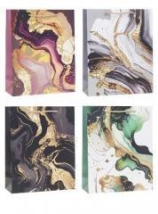 Torebka ozdobna 18x23x8cm hot-stamp mix ROZETTE