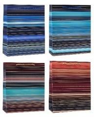 Torebka ozdobna 18x23x8cm hot-stamp mix ROZETTE