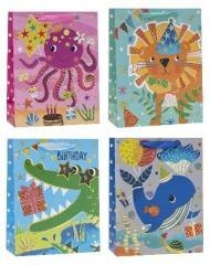 Torebka ozdobna 26x32x10cm dziecięce mix ROZETTE