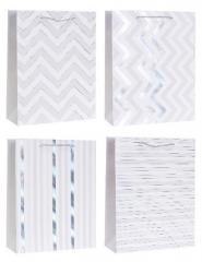 Torebka ozdobna 31x42x12cm hot-stamp mix ROZETTE