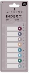 Zakładki indeksujące Pet z linijką Dots Academy