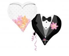 Balon foliowy Para Młoda 76x63cm