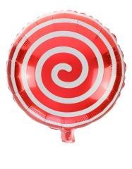 Balon foliowy lizak czerwony