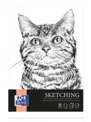 Blok artystyczny szkicowy A4/50K 90g klejony