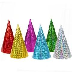 Czapeczka holograficzna 23cm MIX