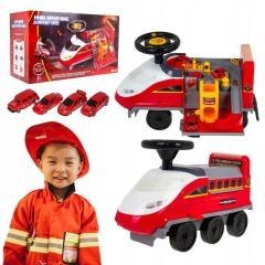 Jeździk z parkingiem 2w1 Straż Pożarna