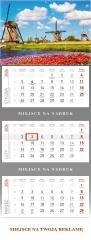 Kalendarz 2026 Trójdzielny Wiatraki