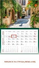 Kalendarz 2026 ścienny jednodzielny Toskania