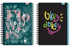 Kołozeszyt B5/96K kratka z mikroperforacją mix