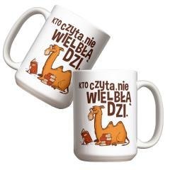 Kubek - Kto czyta, nie wielbłądzi 440ml