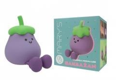 Lampka nocna LED bakłażan