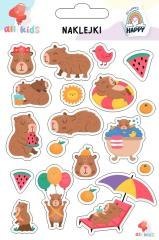 Naklejki dla dzieci Wypoczęta Kapibara