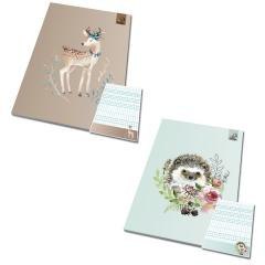 Notes A6/50K kratka poddruk Jeleń Jeż (10szt)